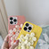 iPhone 14 Pro Max Four Flowers Hand Strap Phone Case  - Begonia