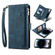 iPhone 14 Pro Max Retro Frosted RFID Flip Leather Phone Case  - Dark Green