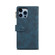 iPhone 14 Pro Max Retro Frosted RFID Flip Leather Phone Case  - Dark Green