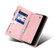 iPhone 14 Pro Max Retro Frosted RFID Flip Leather Phone Case  - Rose Gold