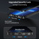 iPhone 14 Pro Max Dual-Lock Anti-peeping Glass 360 Full Body Frosted Magnetic Phone Case - Black