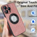 iPhone 14 Pro Max Skin Feel Leather MagSafe Magnetic Phone Case - Pink