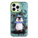 iPhone 14 Pro Max Animal Pattern PC Phone Case - Penguin