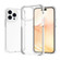 iPhone 14 Pro Max Acrylic Four Corners Shockproof Phone Case  - Transparent White
