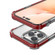 iPhone 14 Pro Max Acrylic Four Corners Shockproof Phone Case  - Transparent White