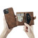 iPhone 14 Pro Max JEEHOOD Retro Magnetic Detachable Leather Phone Case  - Brown