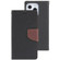 iPhone 14 Pro Max GOOSPERY FANCY DIARY Cross Texture Leather Case  - Black Brown