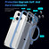 iPhone 14 Pro Max Metal Eyes Series MagSafe Magnetic Holder Phone Case - Green