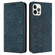 iPhone 14 Pro Max Ethnic Embossed Adsorption Leather Phone Case - Blue