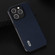 iPhone 14 Pro Max ABEEL Genuine Leather Xiaoya Series Phone Case - Blue
