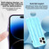 iPhone 14 Pro Max 3D Stripe TPU Phone Case - Purple iPhone 14 Pro Max 3D Stripe TPU Phone Case - Purple