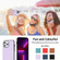 iPhone 14 Pro Max Leather Texture Full Coverage Phone Case - Purple