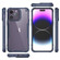 iPhone 14 Pro Max Four-corner Glossy Shockproof Phone Case - Blue