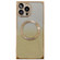 iPhone 14 Pro Max Square Gradient Magsafe Electroplating TPU Phone Case - Gold