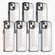 iPhone 14 Pro Max 3 in 1 Electroplated Frame Phantom Phone Case  - Grey