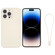 iPhone 14 Pro Max Silicone Phone Case with Wrist Strap - White