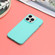iPhone 14 Pro Max Solid Color Frosted Silicone Phone Case - Light Blue