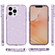 iPhone 14 Pro Max Shockproof Terminator Style Glitter Powder Protective Case  - Purple