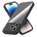 iPhone 14 Pro Max Large Window Acrylic + TPU Phone Case - Black