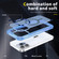 iPhone 14 Pro Max Skin Feel TPU + PC MagSafe Magnetic Phone Case - Transparent Blue