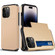 iPhone 14 Pro Max Shockproof Armor Protective Phone Case with Slide Card Slot  - Gold