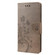iPhone 14 Pro Max Butterfly Flower Pattern Flip Leather Phone Case  - Grey