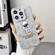iPhone 14 Pro Max Liquid Silicone Astronaut Pattern Phone Case - Grey