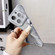 iPhone 14 Pro Max Liquid Silicone Astronaut Pattern Phone Case - Grey