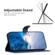 iPhone 14 Pro Max Plaid Embossed Leather Phone Case - Blue