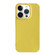 iPhone 14 Pro Max Shockproof Solid Color TPU Phone Case - Yellow