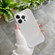 iPhone 14 Pro Max Shockproof Solid Color TPU Phone Case - White