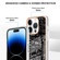 iPhone 14 Pro Max Electroplating Marble Dual-side IMD Phone Case - Equation