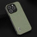 iPhone 14 Pro Max ABEEL Carbon Fiber Texture Protective Phone Case - Green