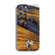 iPhone 14 Pro Max Precise Hole Oil Painting Pattern PC Phone Case - Evening Breeze
