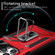 iPhone 14 Pro Max Camshield Robot TPU Hybrid PC Phone Case - Red