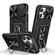 iPhone 14 Pro Max Camshield Robot TPU Hybrid PC Phone Case - Black