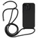 iPhone 14 Pro Max Crossbody Lanyard Liquid Silicone Case - Black