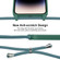 iPhone 14 Pro Max Crossbody Lanyard Liquid Silicone Case - Emerald Green