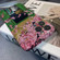 iPhone 14 Pro Max Precise Hole Oil Painting Pattern PC Phone Case - Peach Blossom iPhone 14 Pro Max Precise Hole Oil Painting Pattern PC Phone Case - Peach Blossom