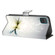 iPhone 14 Pro Max Crystal 3D Shockproof Protective Leather Phone Case - Light Lotus