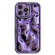 iPhone 14 Pro Max Electroplating Meteorite Texture TPU Phone Case - Purple