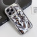 iPhone 14 Pro Max Electroplating Meteorite Texture TPU Phone Case - Silver