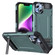 iPhone 14 Pro Max Matte Holder Phone Case - Dark Green