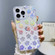 iPhone 14 Pro Max Little Star Series Glitter Powder TPU Phone Case - Lucky Clover