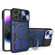 iPhone 14 Pro Max CD Texture Sliding Camshield Magnetic Holder Phone Case - Blue