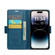 iPhone 14 Pro Max CaseMe 023 Butterfly Buckle Litchi Texture RFID Anti-theft Leather Phone Case - Blue