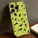 iPhone 14 Pro Max Painted Pattern Precise Hole PC Phone Case - Green Label