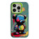 iPhone 14 Pro Max Animal Pattern Oil Painting Series PC + TPU Phone Case - Colorful Bear