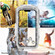PULUZ 40m/130ft Waterproof Diving Case iPhone 14 / 14 Pro / 13 / 13 Pro / 12 / 12 Pro, with One-way Valve Photo Video Taking Underwater Housing Cover - White