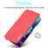 iPhone 14 LC.IMEEKE Hon Ancient Series Flip Leather Phone Case  - Red